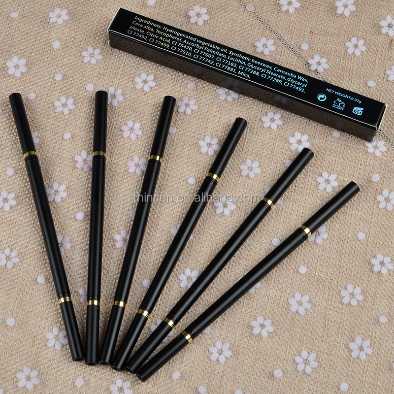 6 Color Waterproof Custom Brow Makeup Private Label Slim Eyebrow Pencil 12