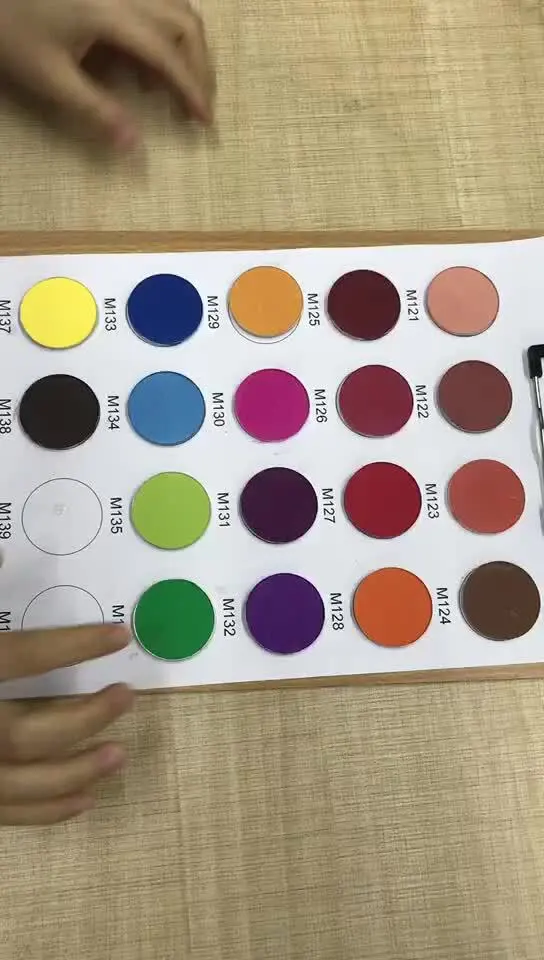 Thincen - Hot Sale OEM Cosmetics Private Label Makeup Eyeshadow Palette DIY eyeshadow platte 1