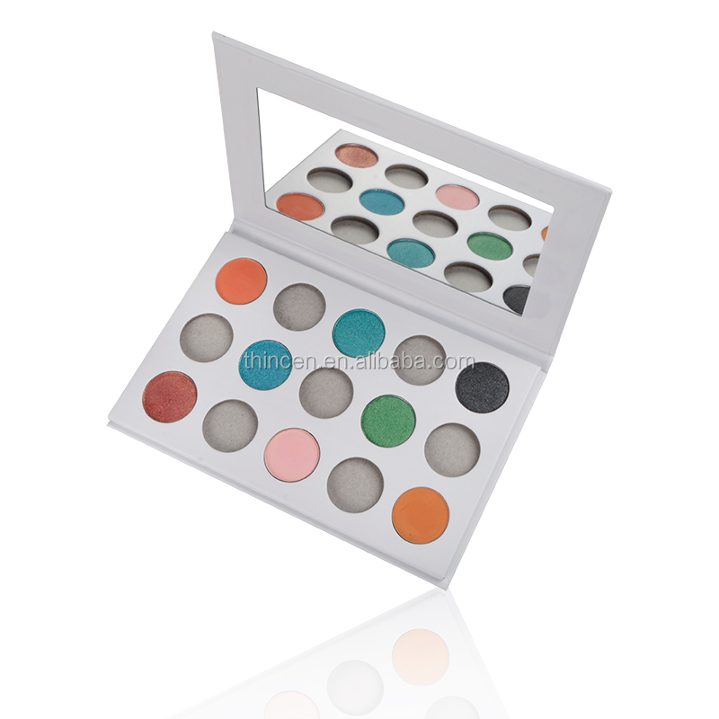 Private Label Cosmetics Magnetic DIY Choose Color Nude Eyeshadow Palette 18