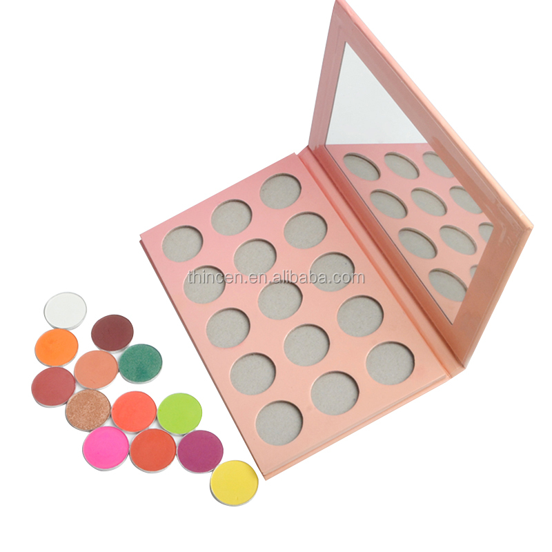 Private Label Cosmetics Magnetic DIY Choose Color Nude Eyeshadow Palette 16