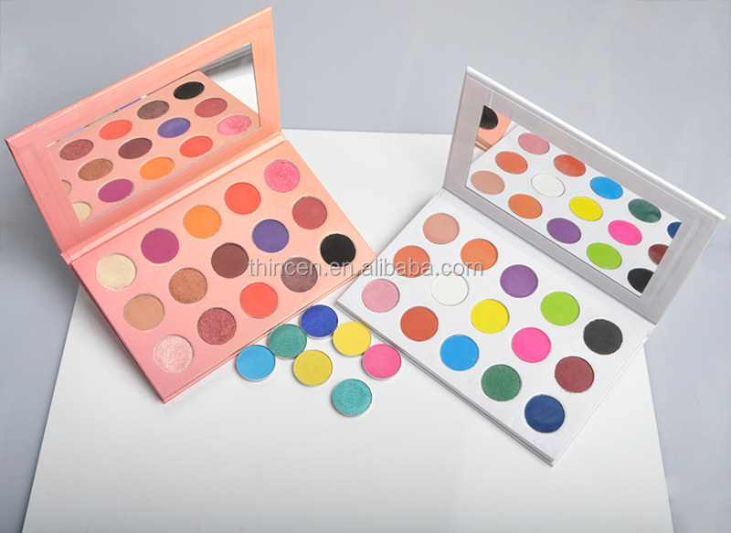 Private Label Cosmetics Magnetic DIY Choose Color Nude Eyeshadow Palette 12