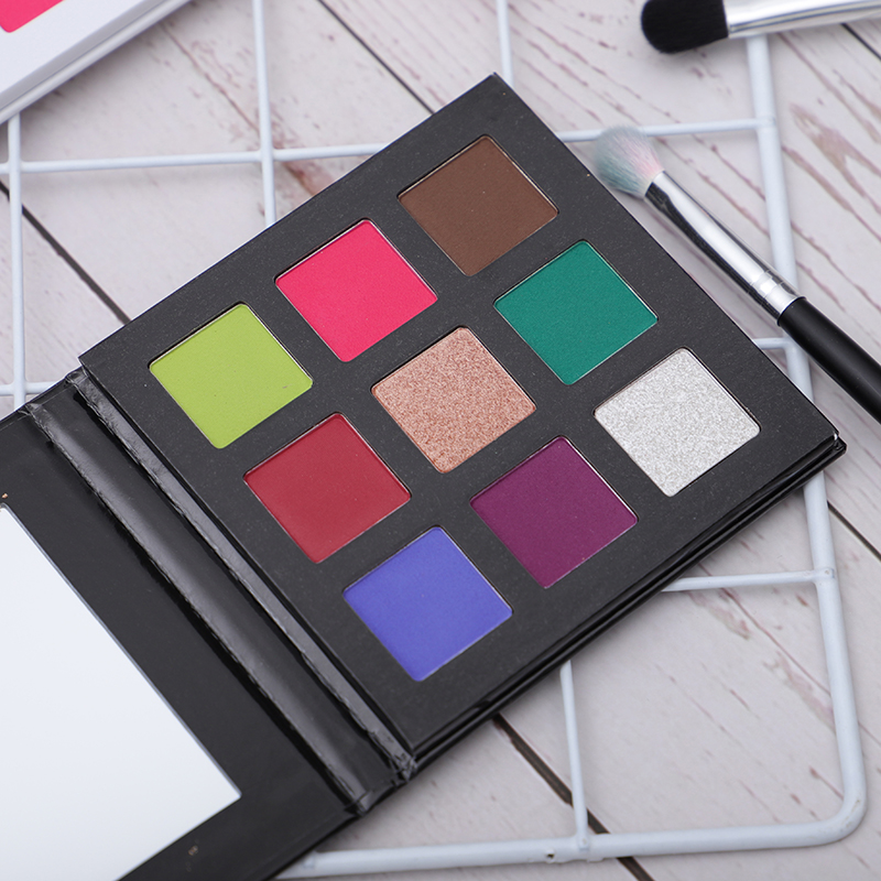 DIY Square Eyeshadow Vegan Private Label Eyeshadow Palette 12