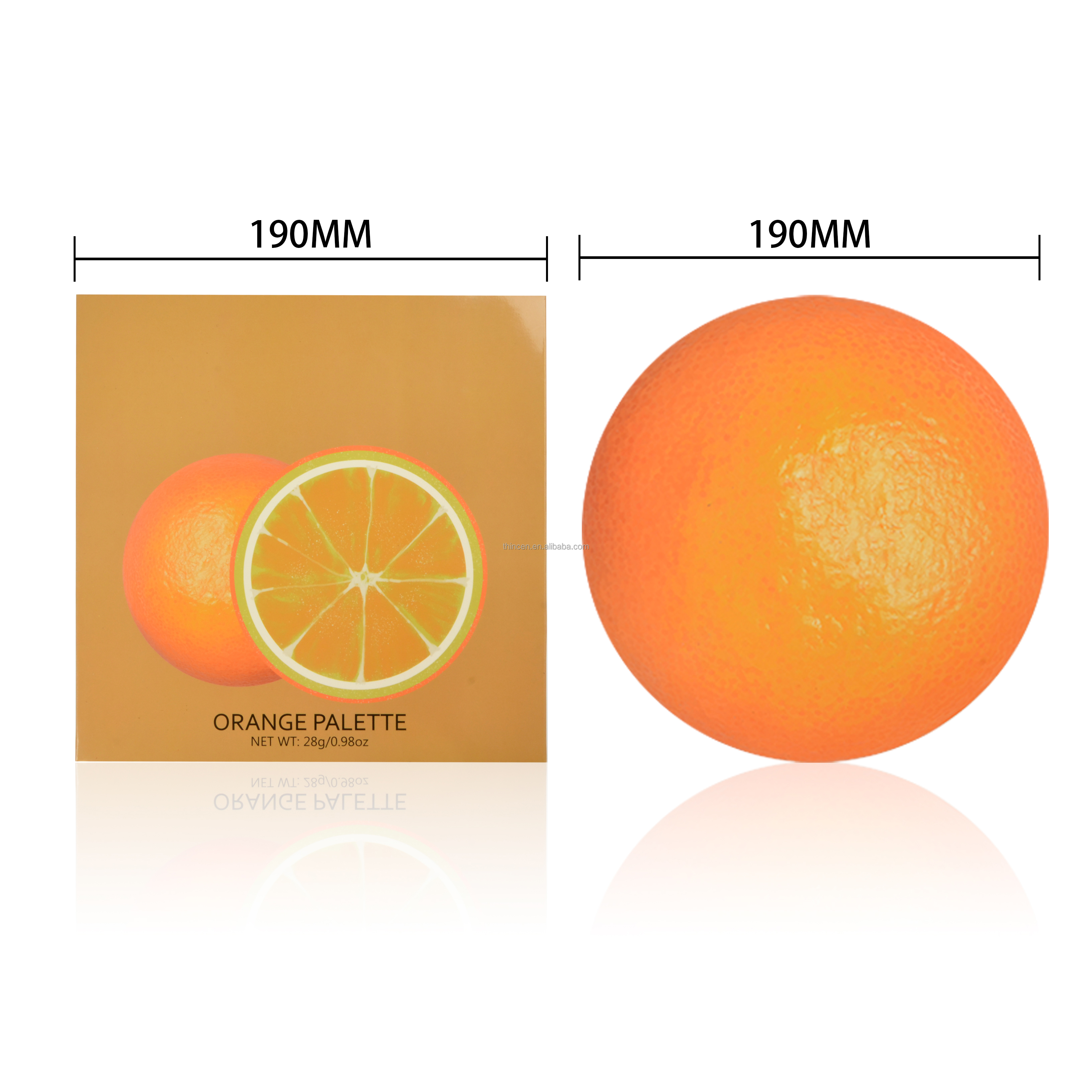 Wholesale Longlasting Fruit Custom Shape Private Label Eyeshadow Palette 10