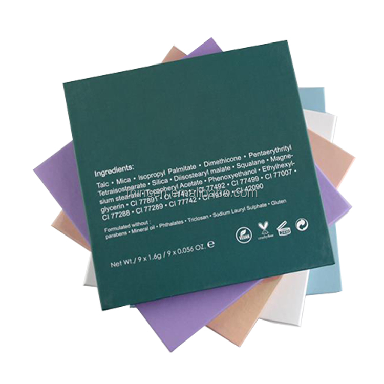 Wholesale Diy Eyeshadow Palllate Private Label Pigmented Glitter Eyeshadow Palette Custom 30