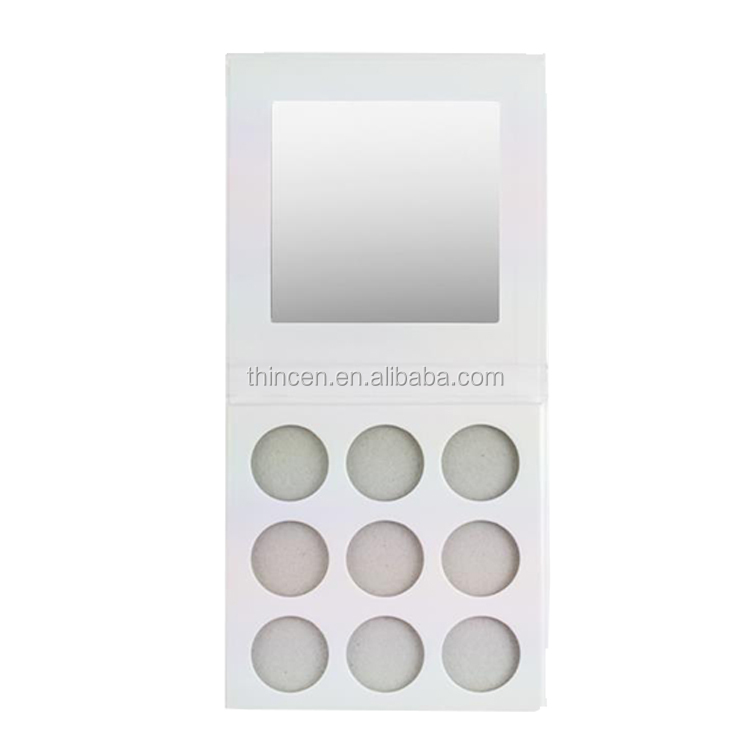 Diy Private Lable Vegan Eyeshadows Glitter Eyeshadow Pigment 9 Pan Bright Eyeshadow Palette 16