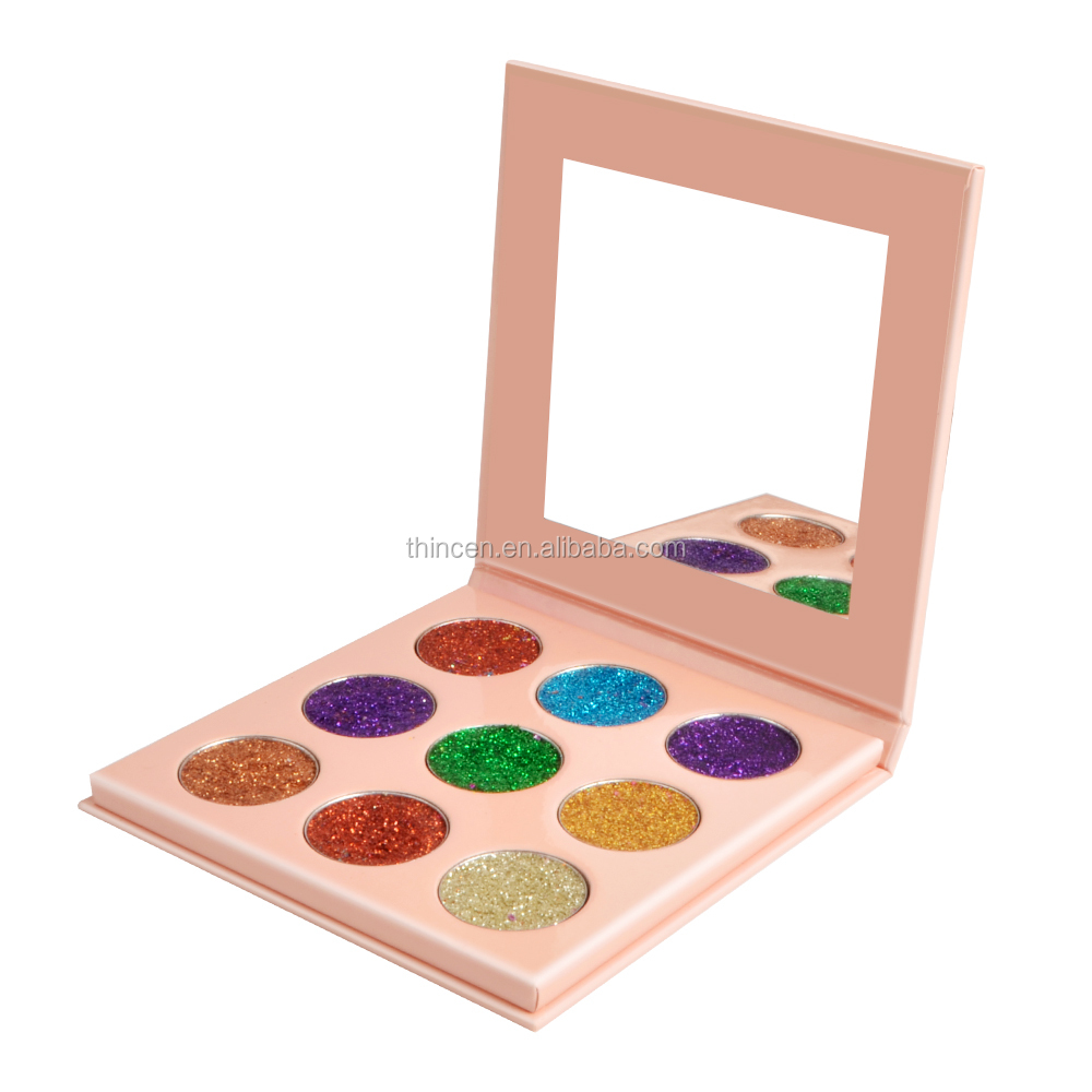 Custom Purple Eyeshadow Palette Private Label Diy Eyeshadow Pigment Matte Eyeshadow Palette 8