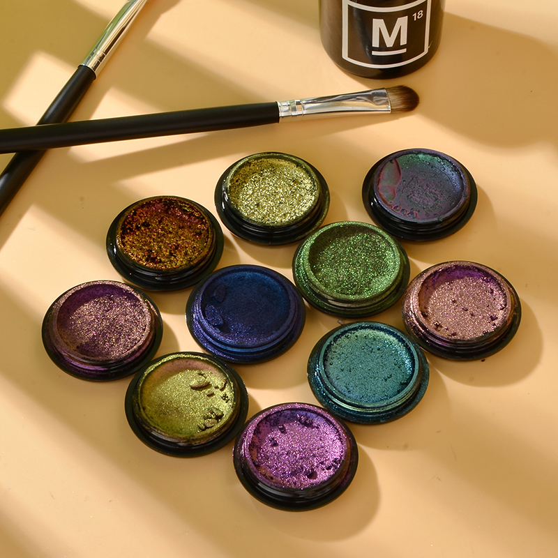 Thincen - Гарячий розпродаж одноколірних дуохромних тіней для повік Private Label Eye Makeup 16