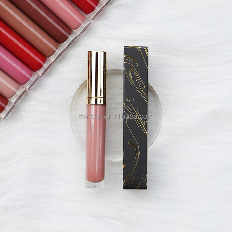 Thincen - 2021 Корейська оригінальна оксамитова помада без етикетки, оксамитова матова рідка помада від приватної марки, оптова продаж губної помади та блиску для губ 24