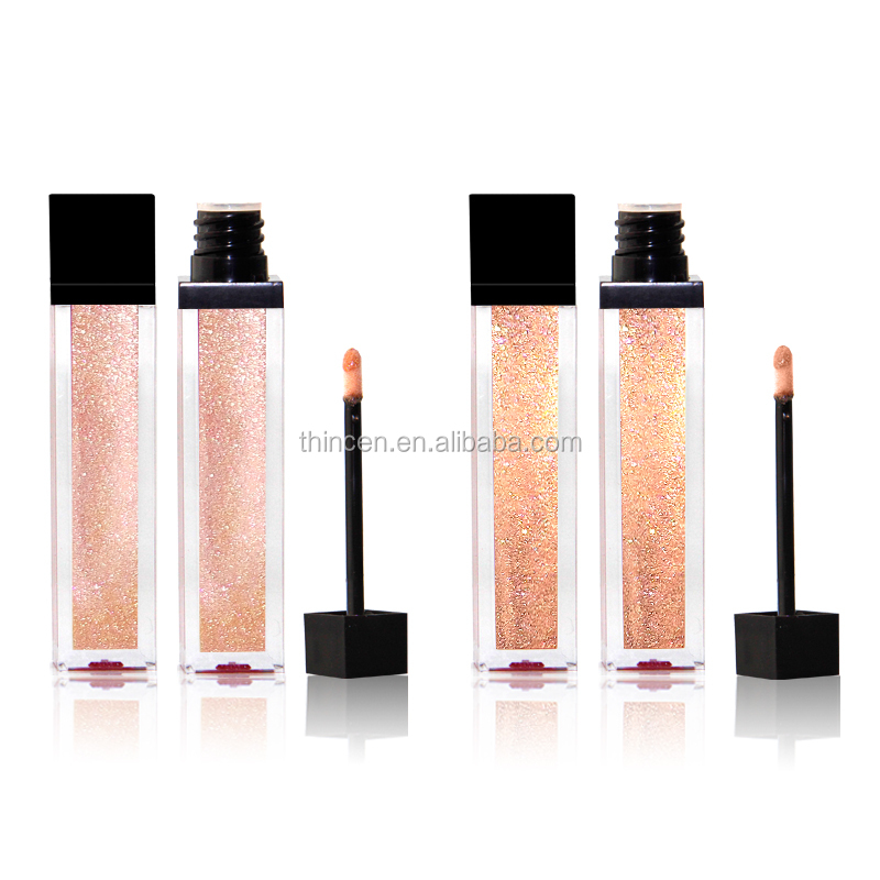 Best selling products 2018 in usa glitter lipgloss private label cosmetics 12