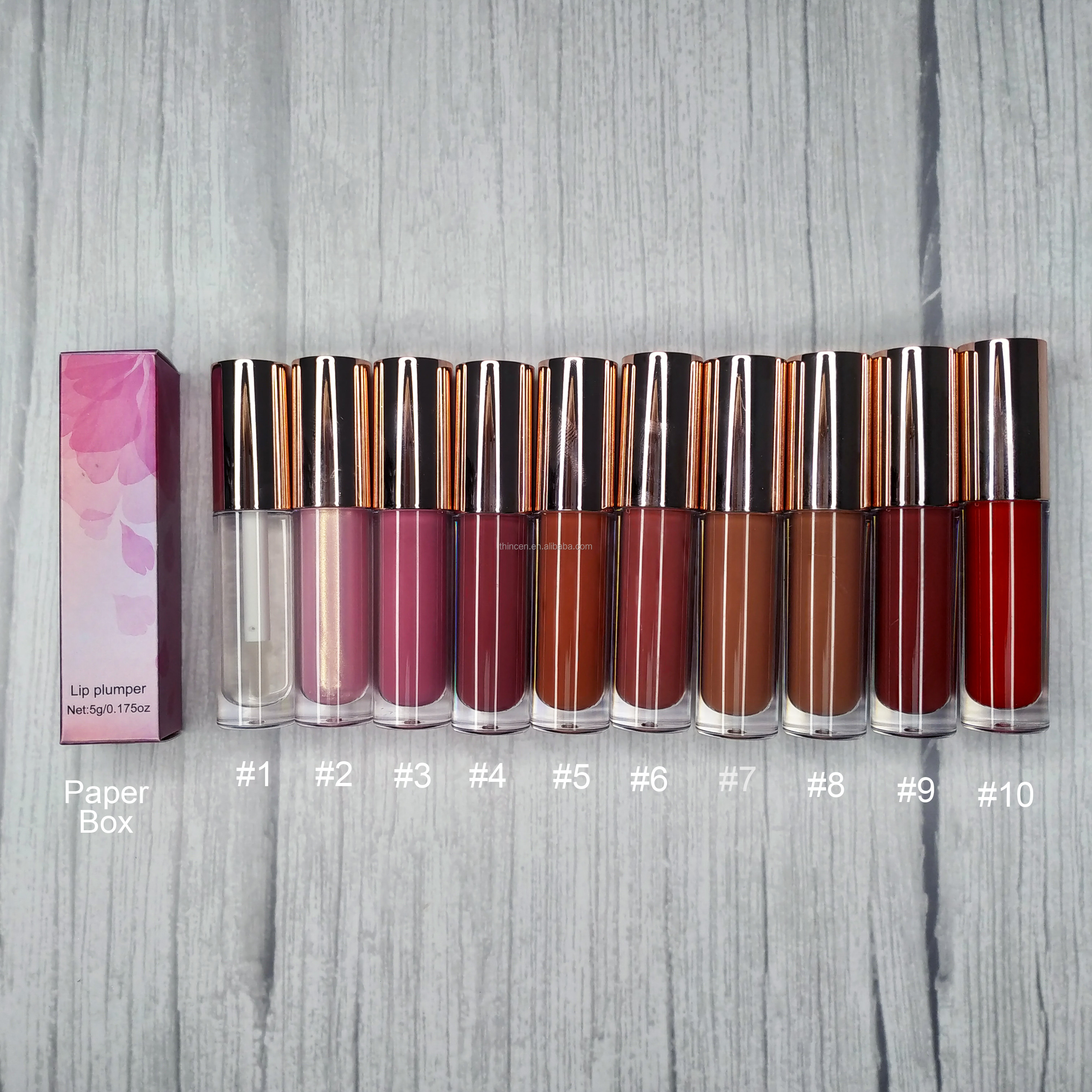 New Arrival Wholesale Vendor Customizable Private Label Plumpling Lip Gloss Lip Plumper 18