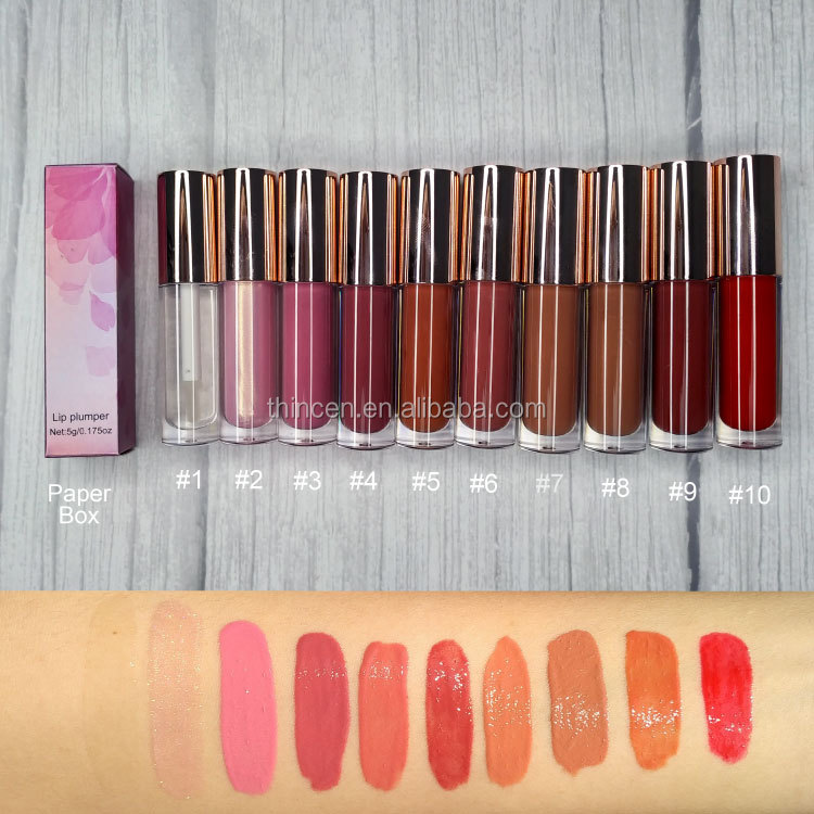 2020 Best Wholesale Customizable Private Label Beauty Plumpling Lip Gloss Lip Plumper 16