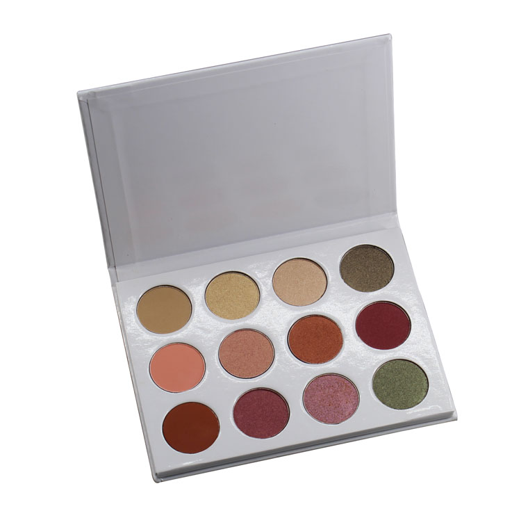 High pigment pressed face powder 9 color palette all matte long lasting private label available 19