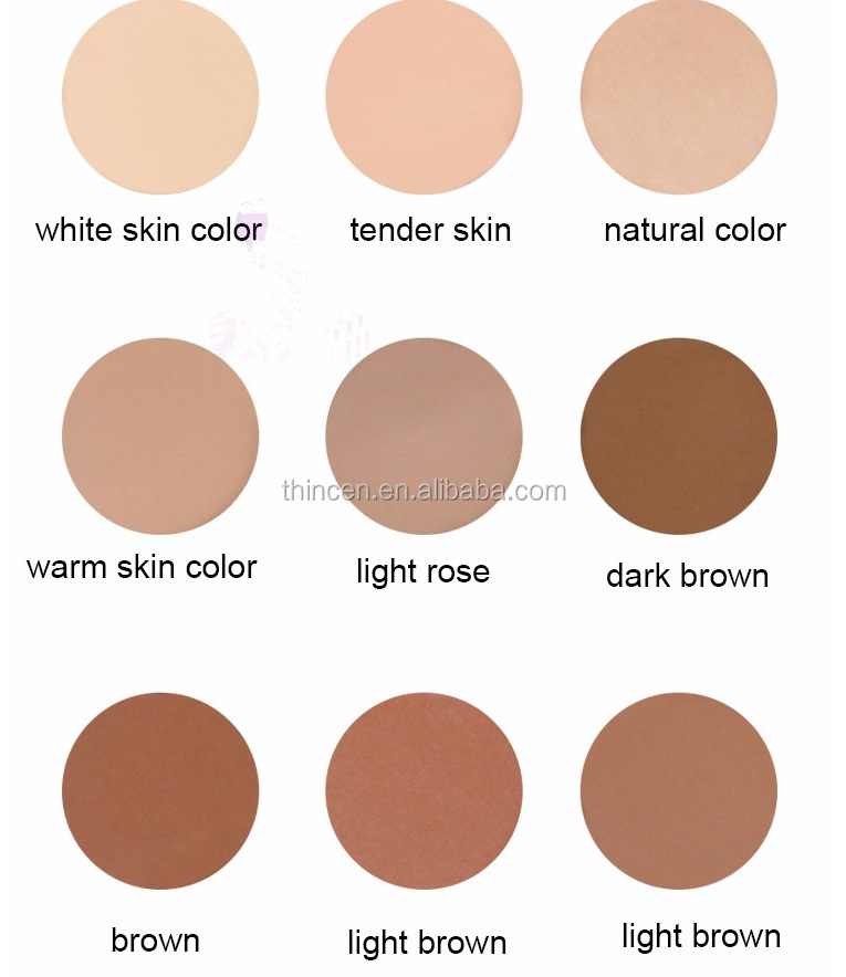 9 Color Wholesale Matte Custom Oem Private Label Face Powder Compact 10