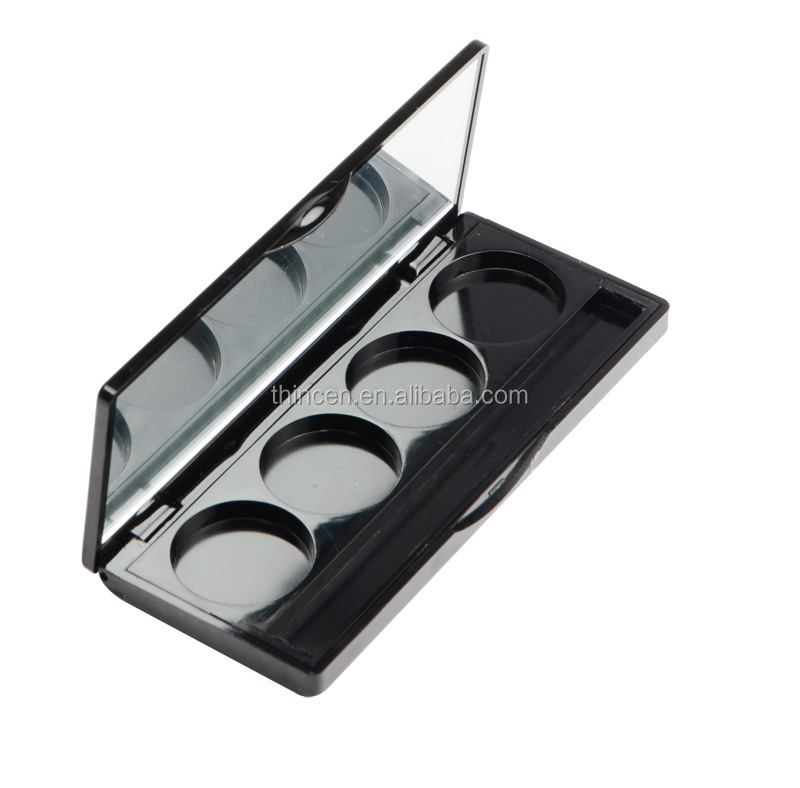 Thincen - 4 Hole Wholesale Diy Custom Box Empty Eyeshadow Palette Private Label DIY eyeshadow platte 8