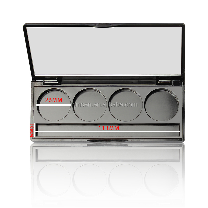 Thincen - 4 Hole Wholesale Diy Custom Box Empty Eyeshadow Palette Private Label DIY eyeshadow platte 14
