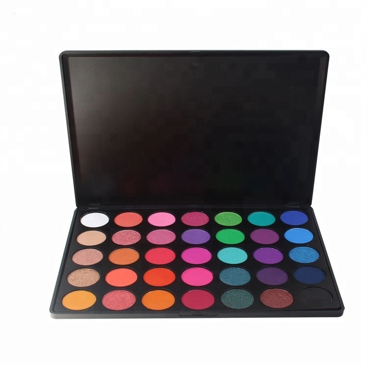 35 Color Mineral Makeup Private Label Pigment Eyeshadow Palette 1