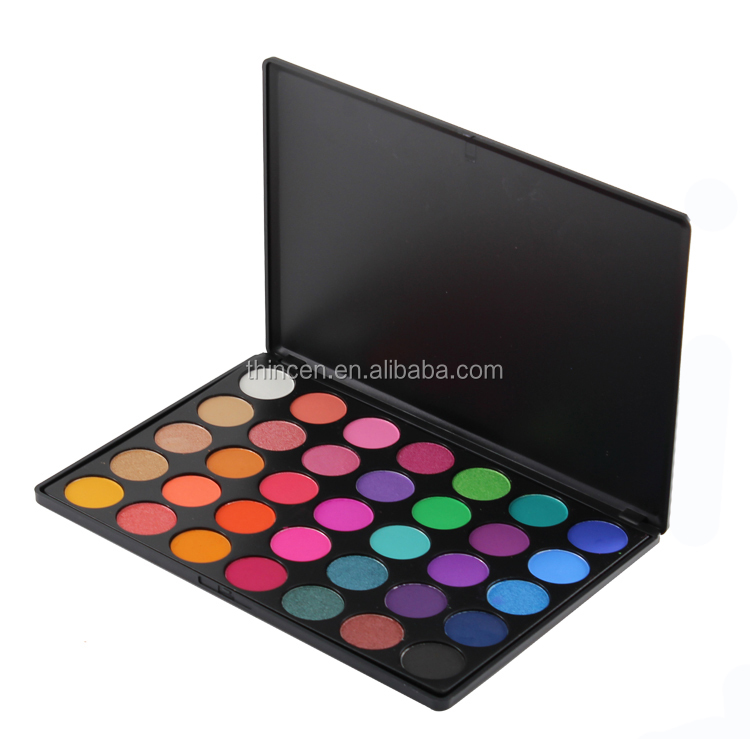 35 Color Mineral Makeup Private Label Pigment Eyeshadow Palette 22