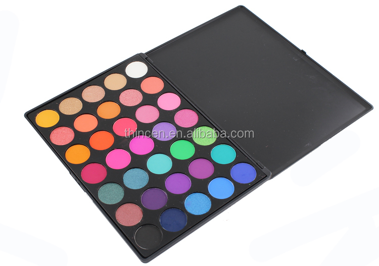 35 Color Mineral Makeup Private Label Pigment Eyeshadow Palette 16