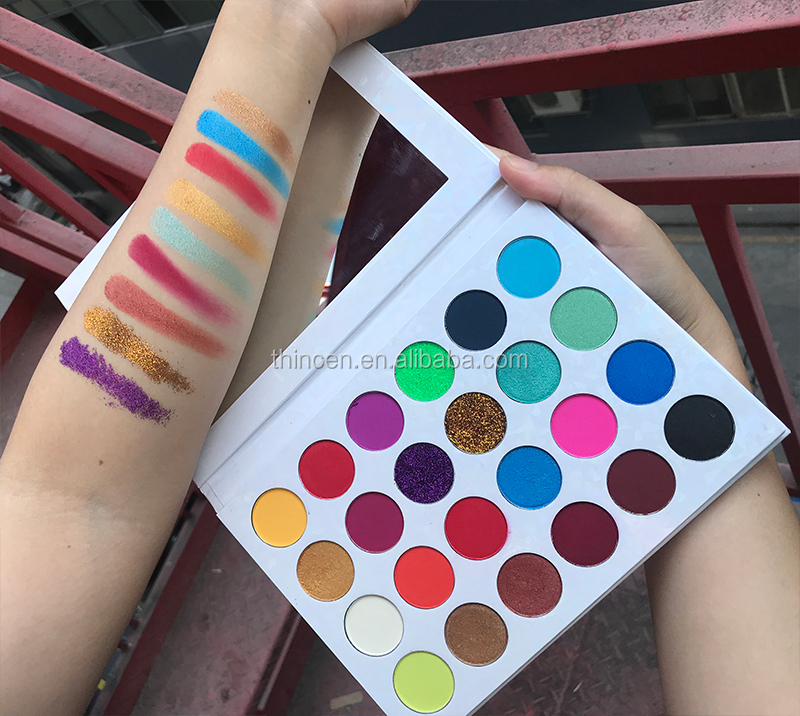 Pigment 24 Colors Glitter Custom Palette Private Label Eye Shadow Glitter 20