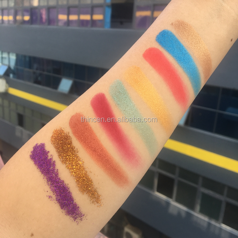 Pigment 24 Colors Glitter Custom Palette Private Label Eye Shadow Glitter 18