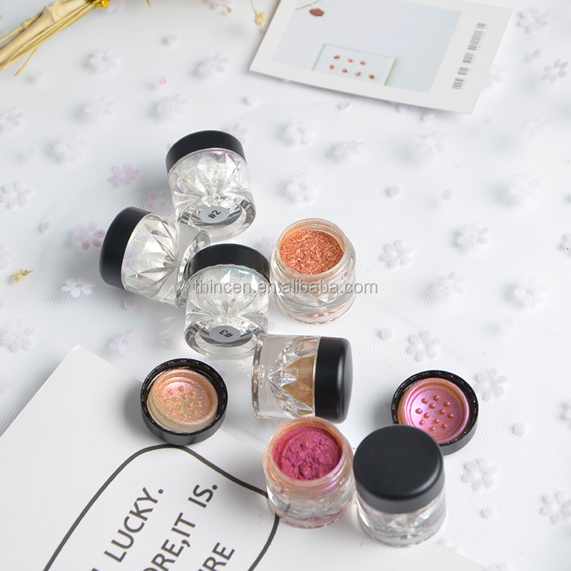 Thincen - Fashionable Shimmer Luminous Glitter Dry Powder Status Multi-colors MSDS Certiticated Eyeshadow Beautify Makeup Eyeshadow platte 22