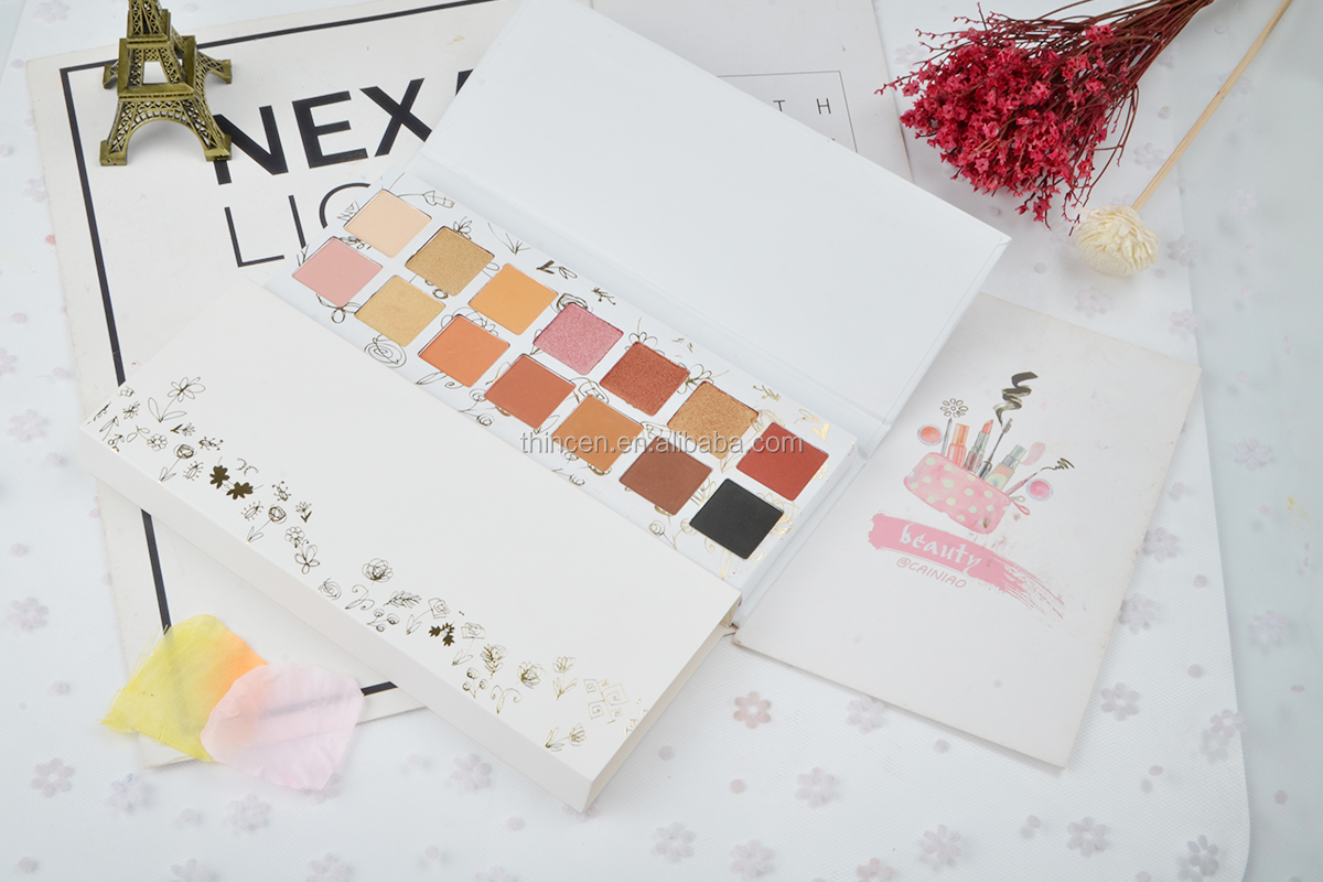 Romantic Color Eye Shadow No Brand Highly Pigmented Eyeshadow Palette 12