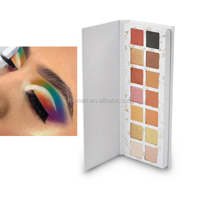 Romantic Color Eye Shadow No Brand Highly Pigmented Eyeshadow Palette 8