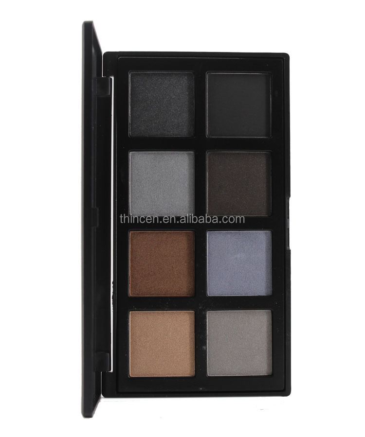 Thincen - 8 Colors High Pigment Dry Powder Matte Shimmer Private Label Makeup Eyeshadow Palette Eyeshadow platte 12