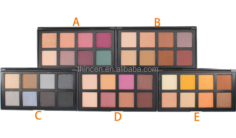 Thincen - 8 Colors High Pigment Dry Powder Matte Shimmer Private Label Makeup Eyeshadow Palette Eyeshadow platte 10