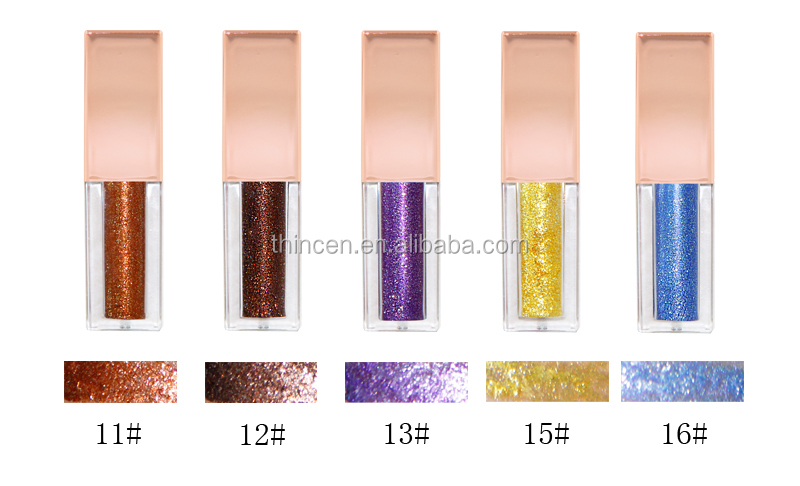 Colorful High Pigment Glitter Wet Liquid Eyeshadow Private Label 10
