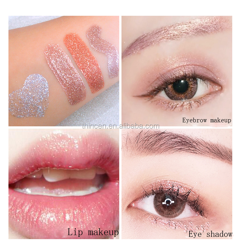 Colorful High Pigment Glitter Wet Liquid Eyeshadow Private Label 22