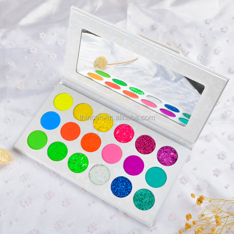 Private Label Free Makeup Eye Shadow Sample Eyeshadow Palette 16