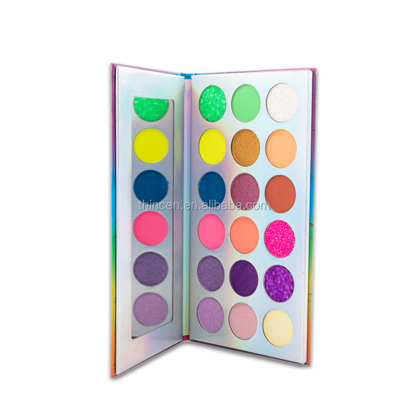Thincen - 2020 New Arrival Rainbow Color High Pigment Private Label Eyeshadow Palette Eyeshadow platte 16