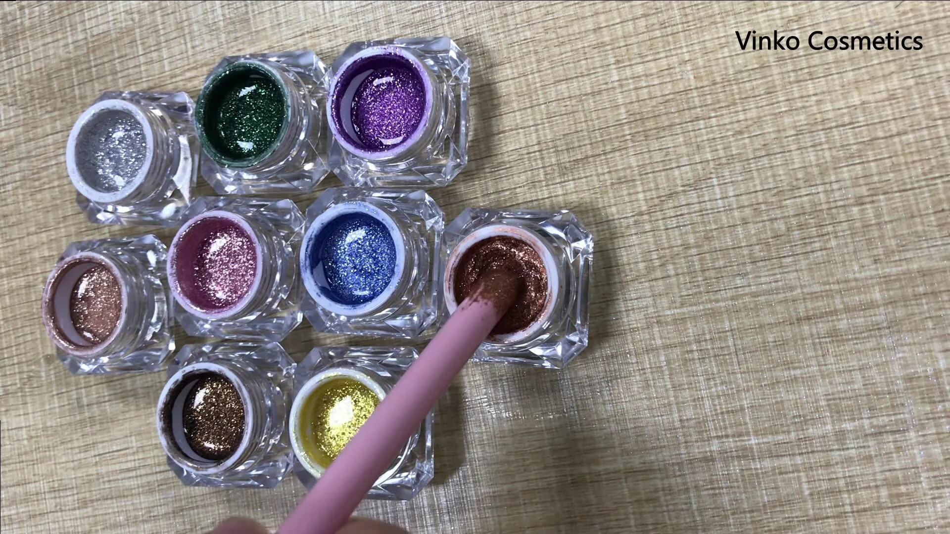 Private Label High Pigment Eyeshadow Shimmer Single Eyeshadow Gel 1