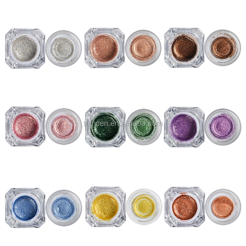 Private Label High Pigment Eyeshadow Shimmer Single Eyeshadow Gel 10