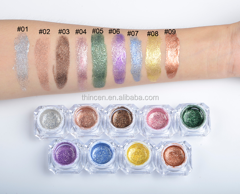 Private Label High Pigment Eyeshadow Shimmer Single Eyeshadow Gel 24