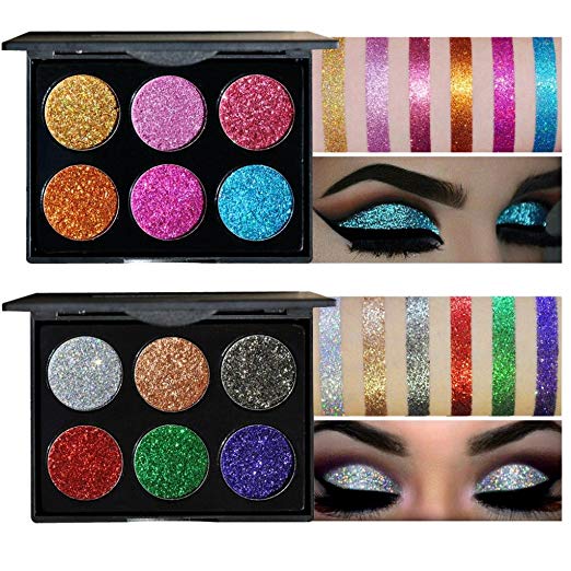 Mulit Color Wholesale Custom Shining Makeup Oem Diamond Eyeshadow Palette 10