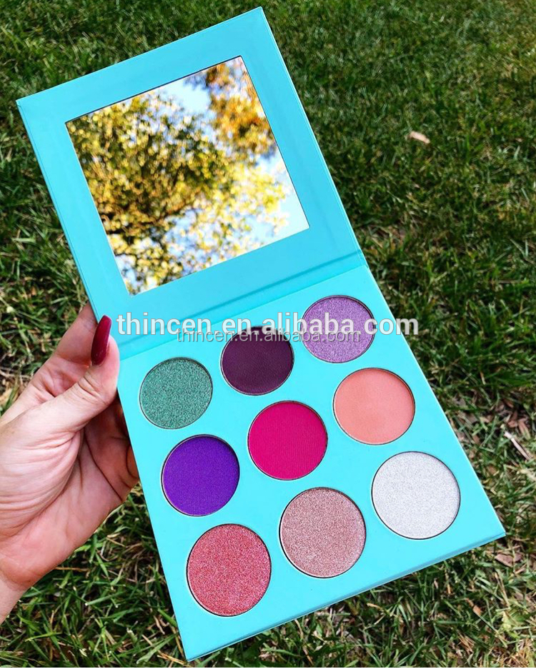 Mulit Color Wholesale Custom Shining Makeup Oem Diamond Eyeshadow Palette 32