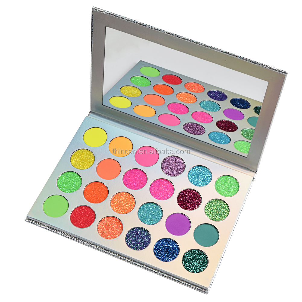 Thincen - Wholesale Eye Makeup Glitter Eyeshadow Palette Private Label Eyeshadow platte 12