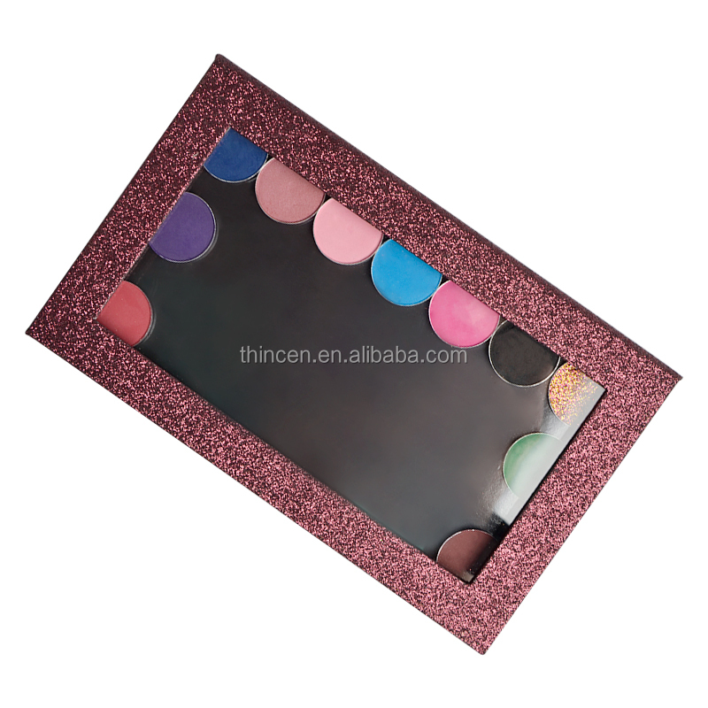 Private Label Cosmetics Cardboard Eyeshadow Empty Makeup Palette Magnetic 14