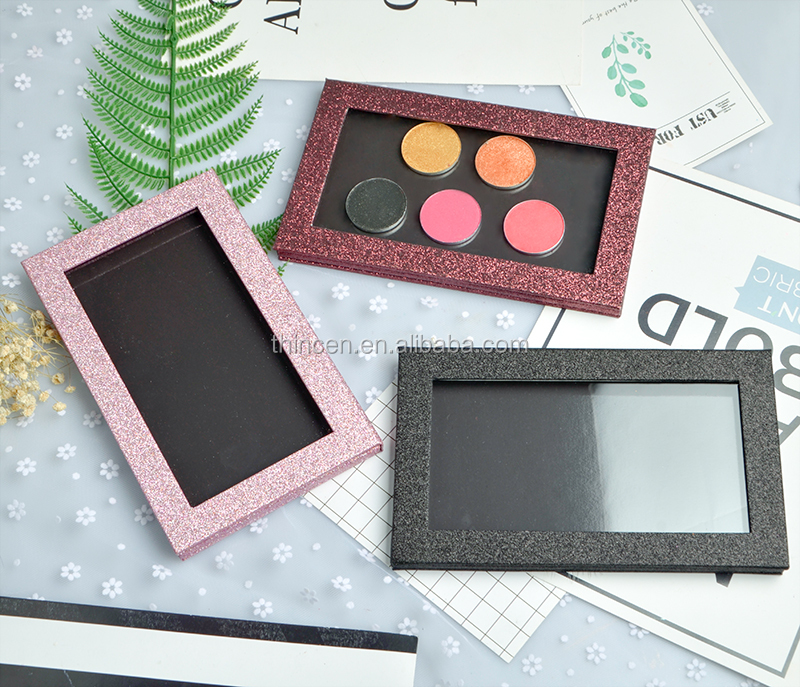 Private Label Cosmetics Cardboard Eyeshadow Empty Makeup Palette Magnetic 20