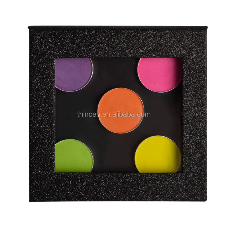 Private Label Cosmetics Cardboard Eyeshadow Empty Makeup Palette Magnetic 28