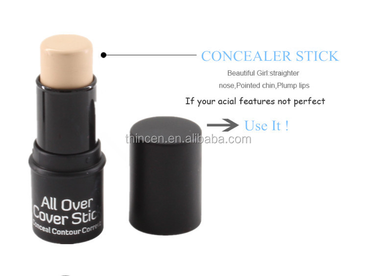 Long Lasting Waterproof 3 Colors Strong Coverage Stick Type Face Makeup Unisex Concealer Cosmetics 15