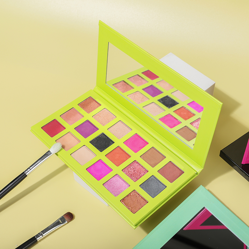 Thincen - Make Your Own 18 Colors High Pigment Square DIY Makeup Eyeshadow Palette DIY eyeshadow platte 12