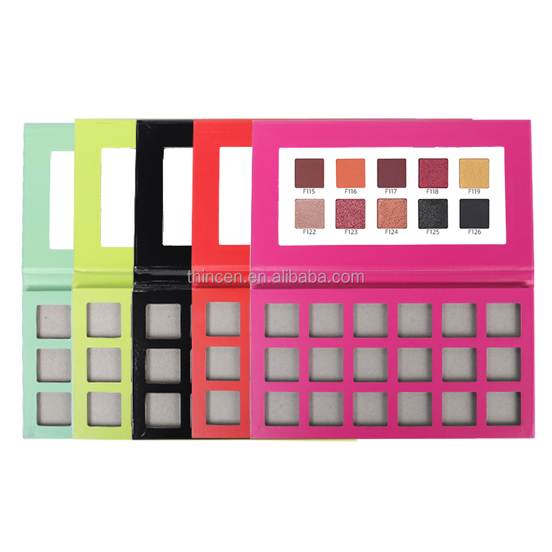 Private Label Paleta De Sombras Make Your Own High Pigment Nude Eyeshadow Palette 10