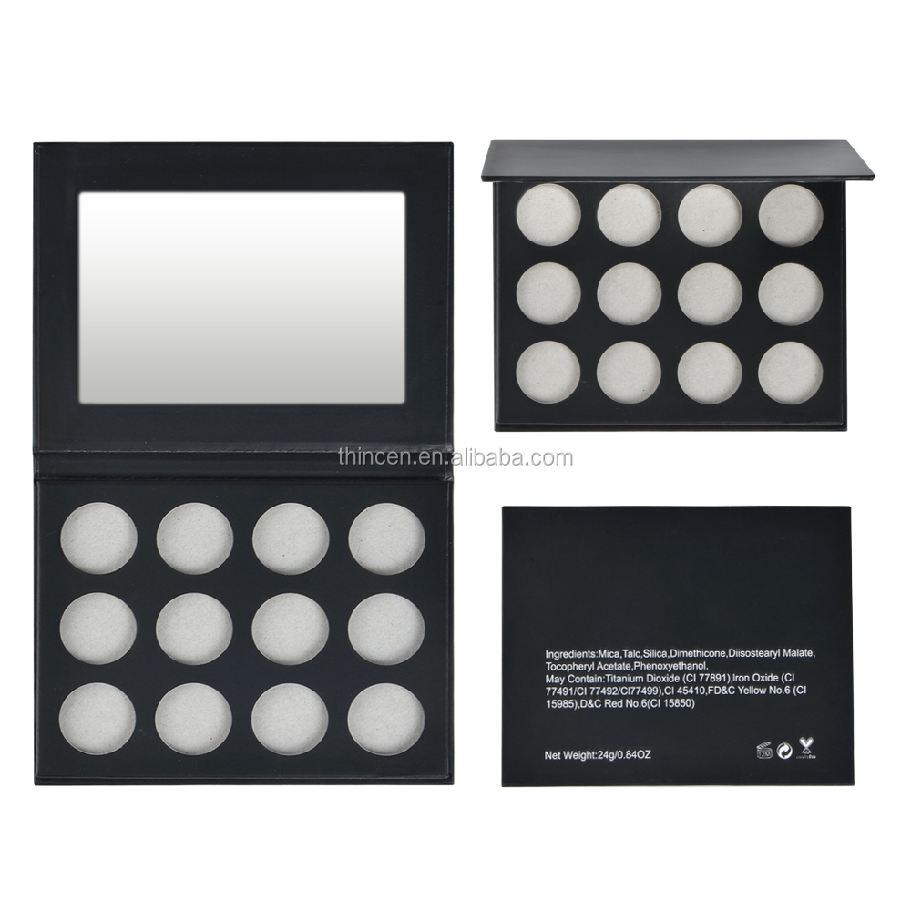 12 Color Wholesale Diy Custom Eyeshadow Palette Private Label 12