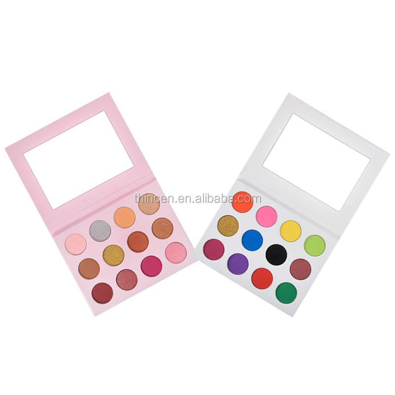 12 Color Wholesale Diy Custom Eyeshadow Palette Private Label 28