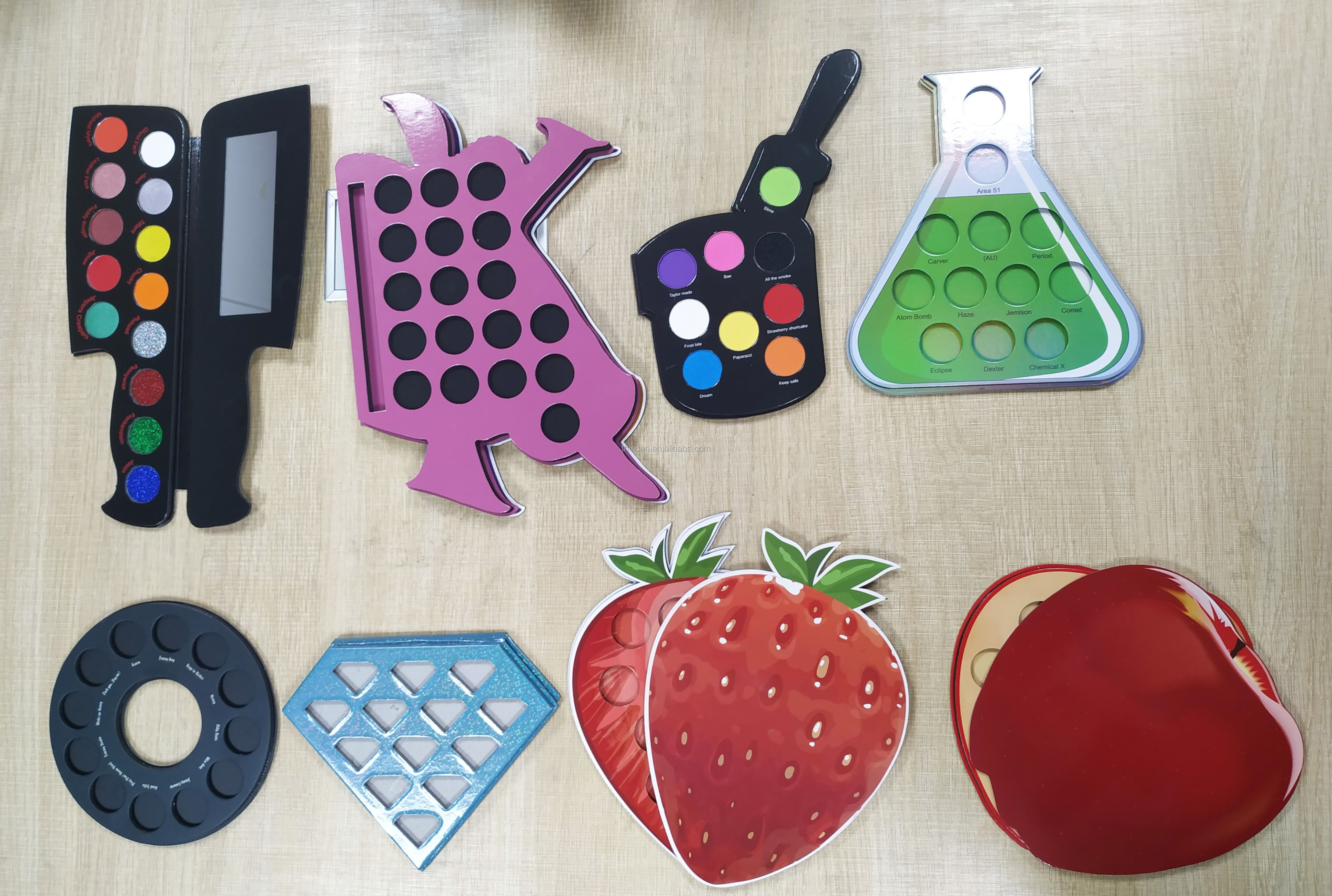 Thincen - Diy Luxury High Pigment Makeup Palletes Eyeshadow Palette Custom Logo Cruelty Free Eyeshadow Palette DIY eyeshadow platte 8