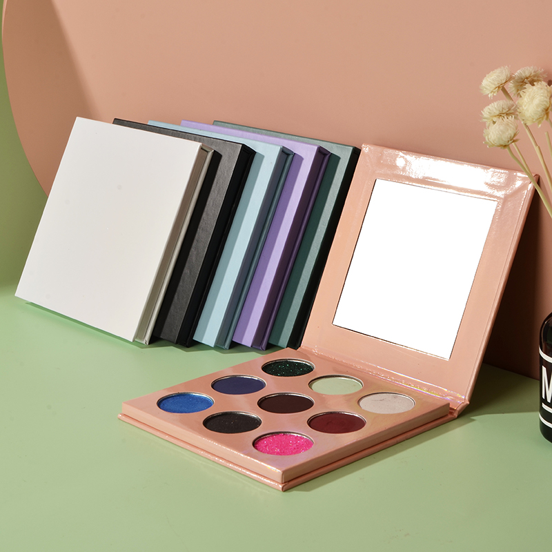 Thincen - Hot sale 9 Color Eye Shadow Super Pigmented Eyeshadow Palette Private Label Custom DIY Eyeshadow palette DIY eyeshadow platte 18