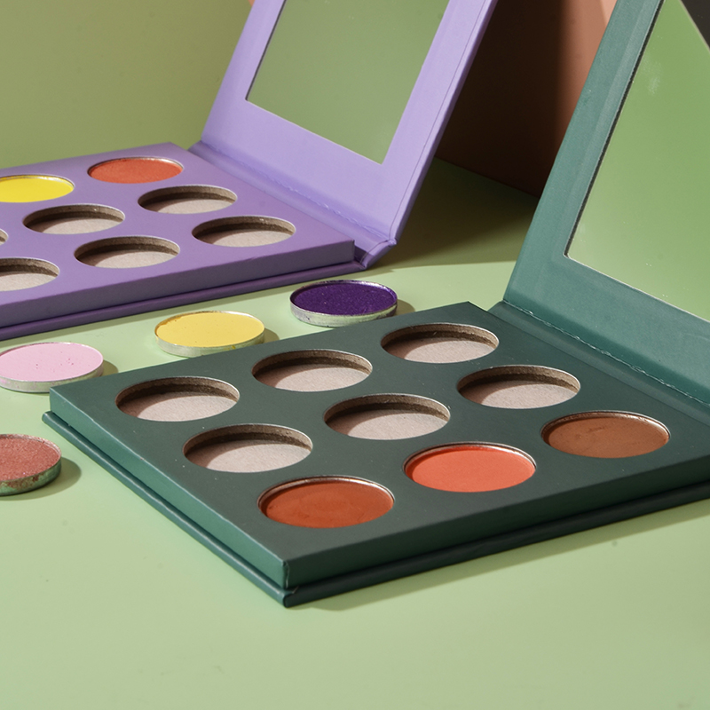 Thincen - Hot sale 9 Color Eye Shadow Super Pigmented Eyeshadow Palette Private Label Custom DIY Eyeshadow palette DIY eyeshadow platte 20